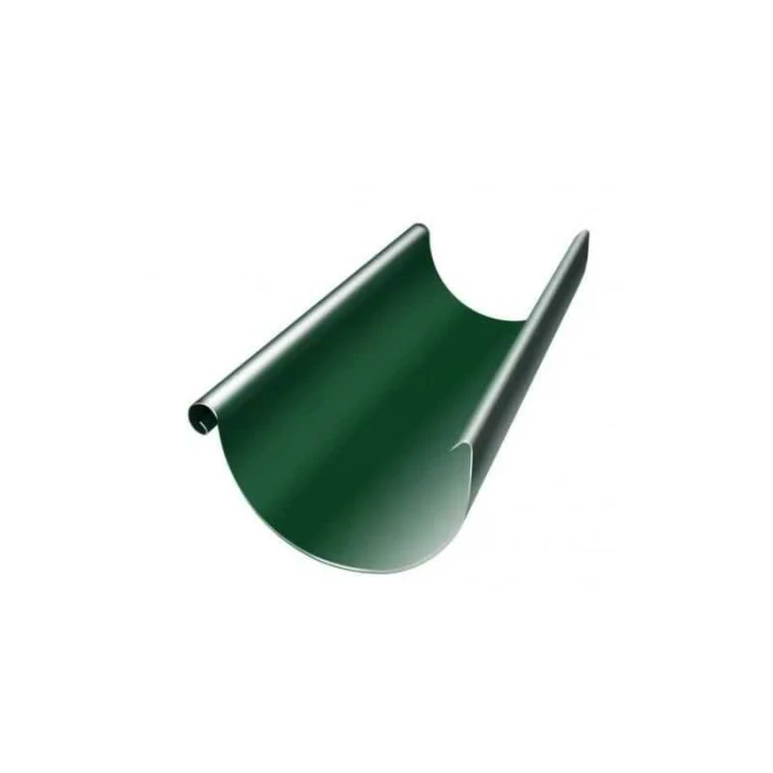 Желоб полукруглый 125мм RAL 6005 3м без логотипа