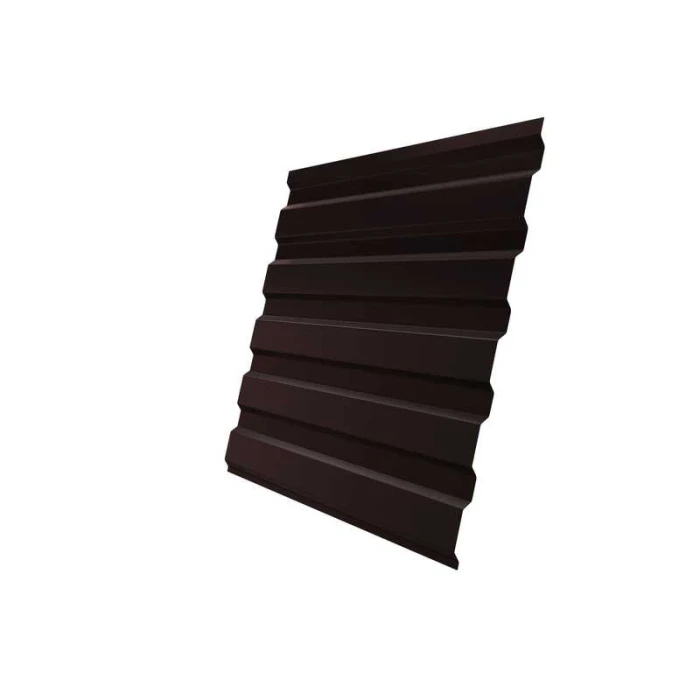Профлист Grand Line C20А 0.45 Полиэстер двусторонний с пленкой RAL 8017 Шоколад