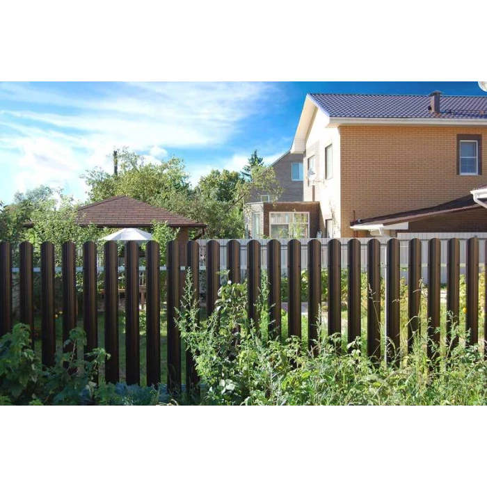 Штакетник М-образный В фигурный Grand Line 0,4 Полиэстер RAL 9003 Сигнальный Белый